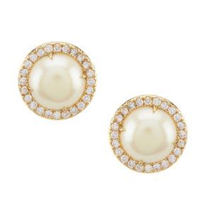 New Kate Spade Bright Ideas Halo Pearl Studs